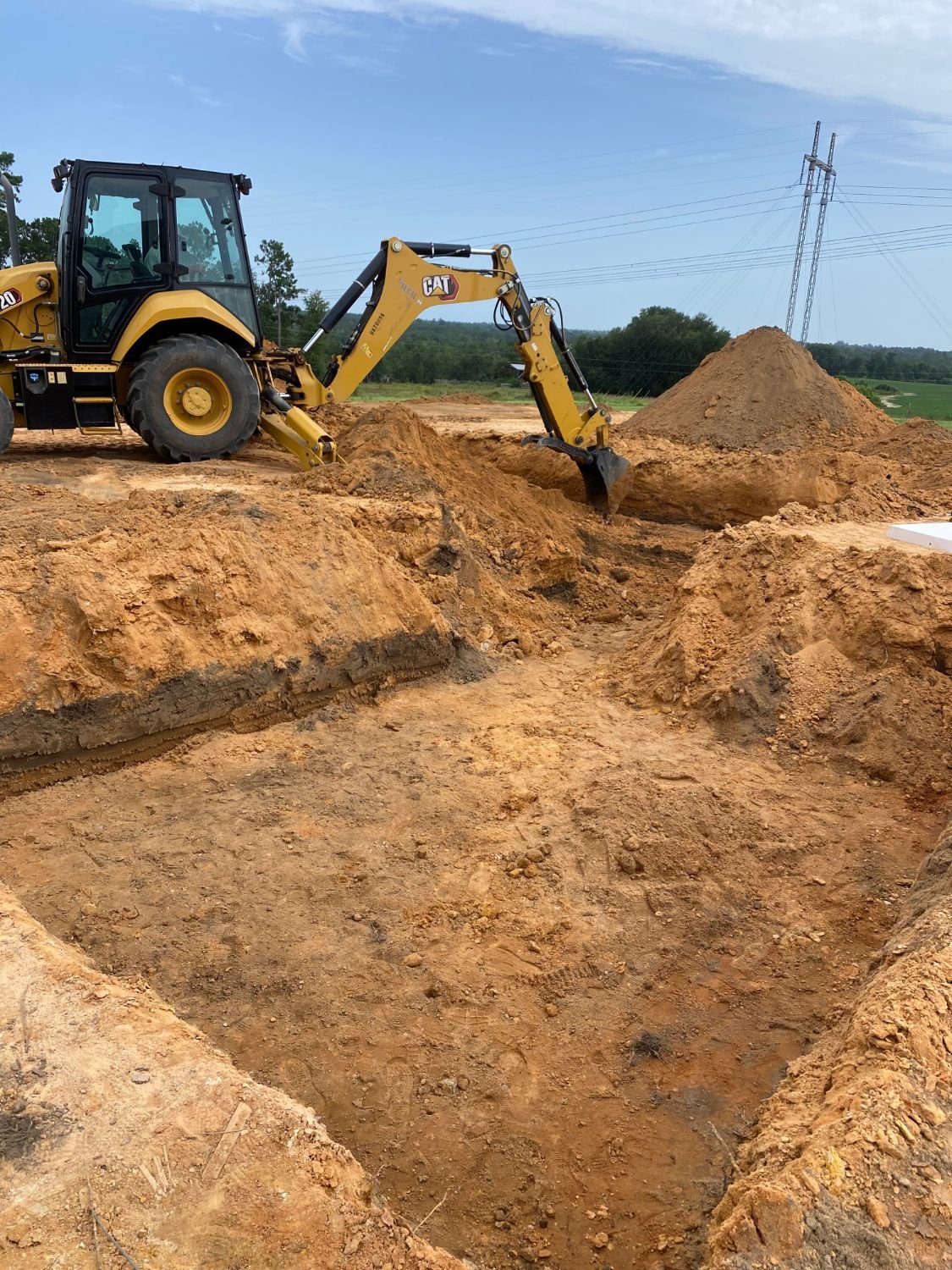 Excavation for a new pool