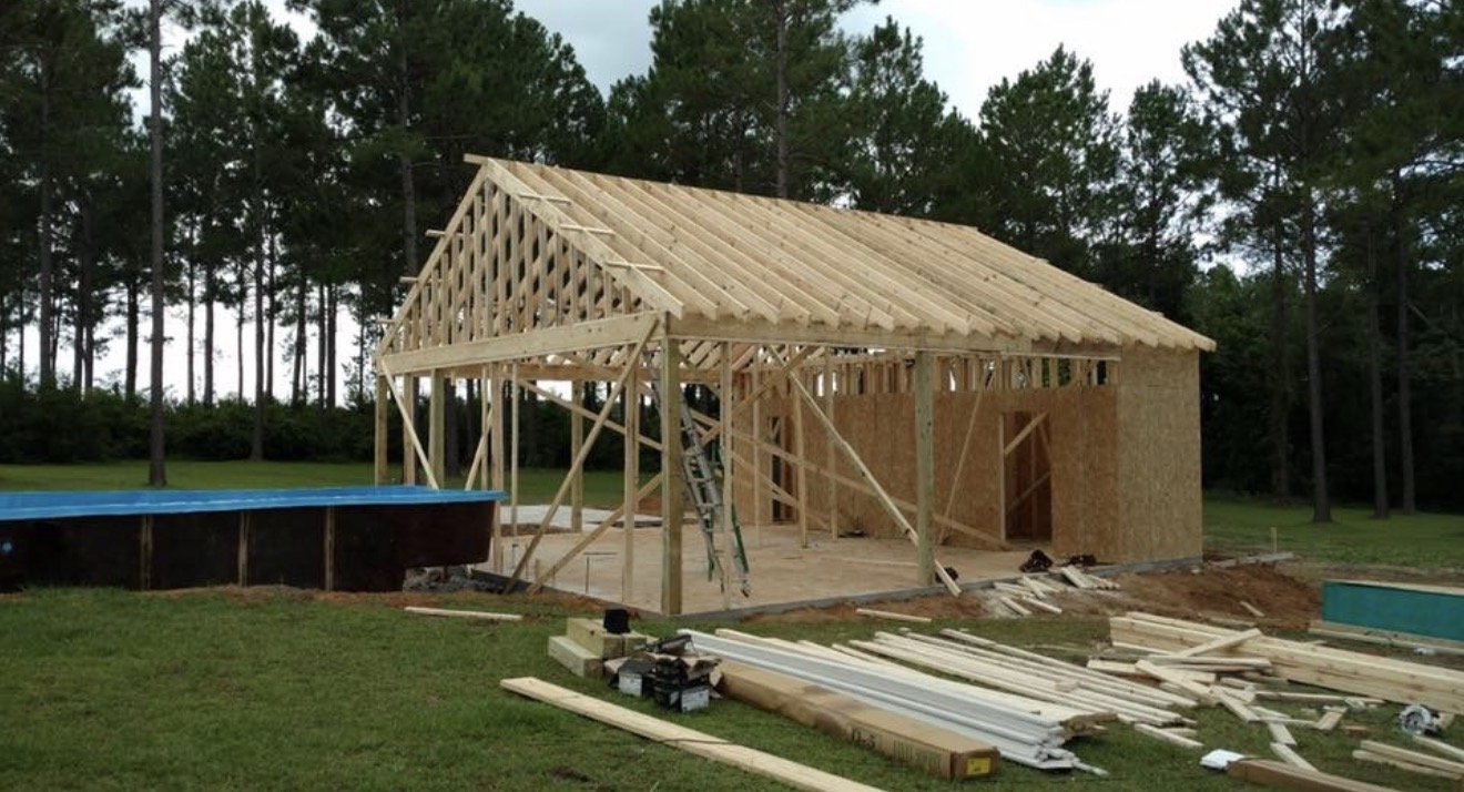 Pavilion framing