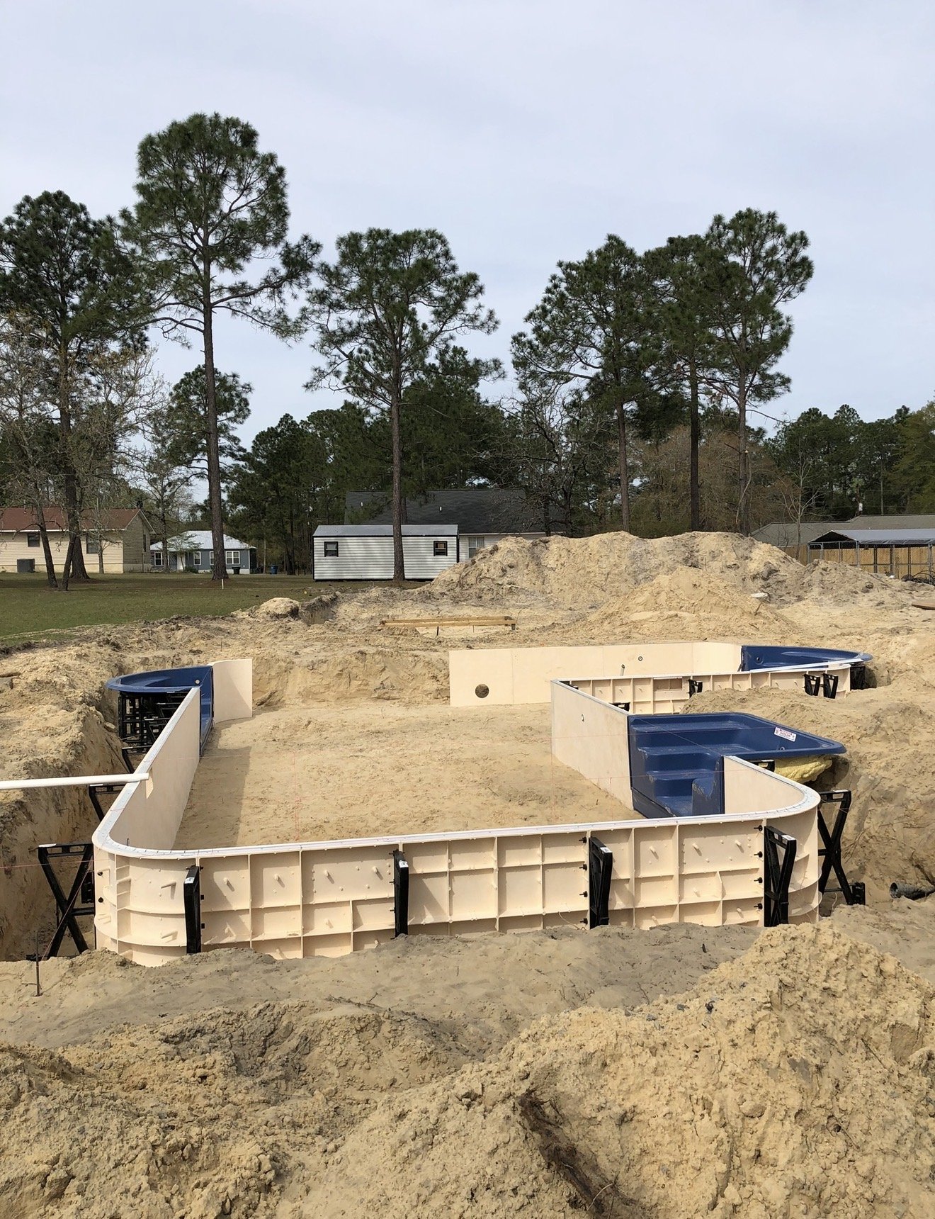 Pool construction