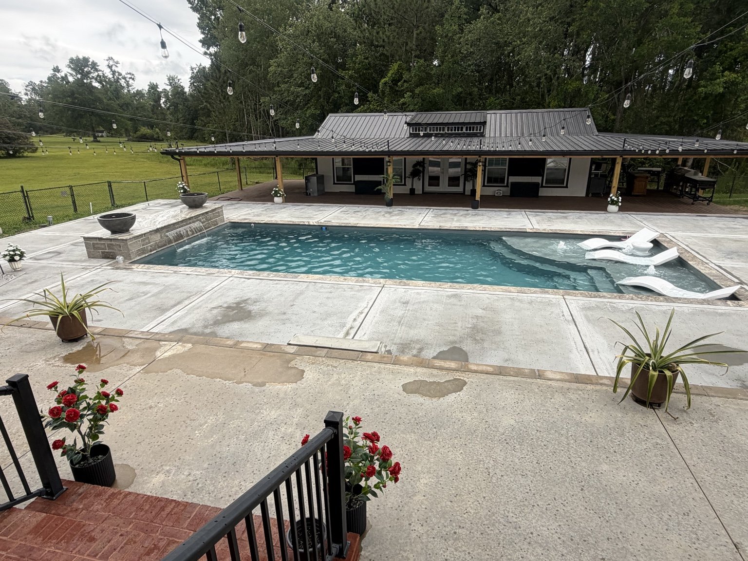 Nature Works pool and pavilion project