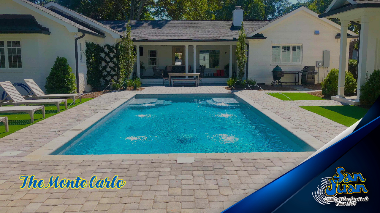 San Juan Monte Carlo fiberglass pool model